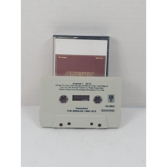 Carpenters The Singles 1969-1973 Cassette Tape Album 1973 - Picture 4 of 5